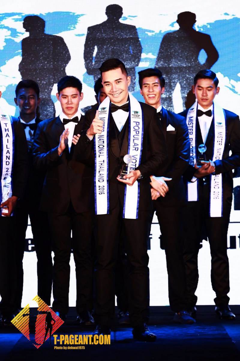 ผลการประกวด Mister National Thailand 2016 2