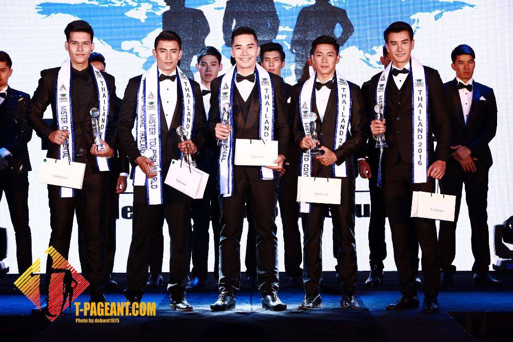 ผลการประกวด Mister National Thailand 2016 2