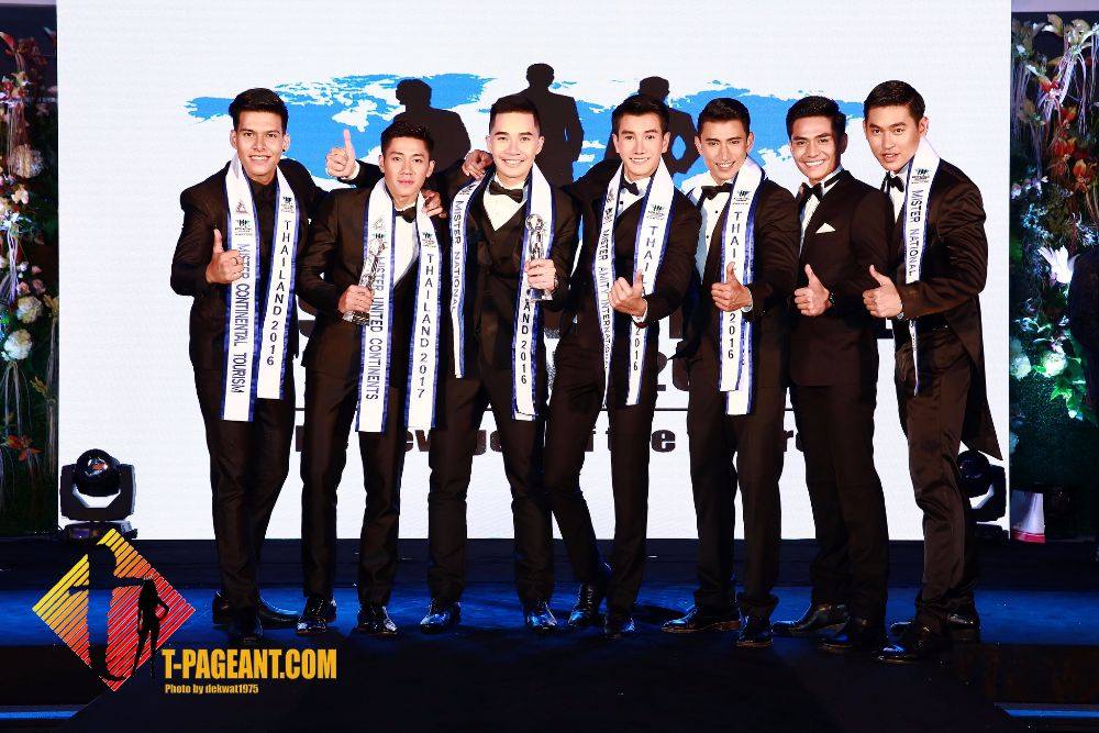 ผลการประกวด Mister National Thailand 2016 2