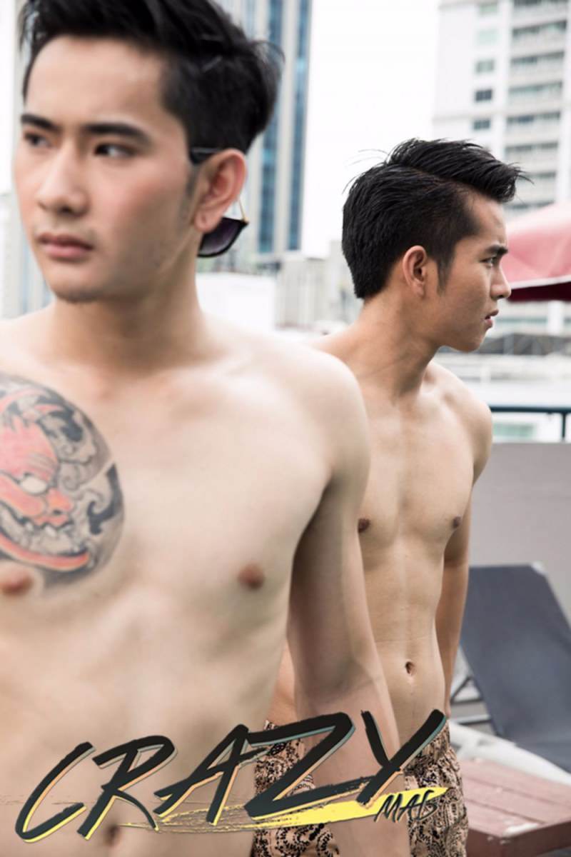 CRAZY magazine หนุ่มหล่อนมชมพู พร้อมคลิปเบื้องหลัง