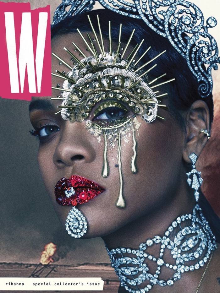 Rihanna @ W September 2016