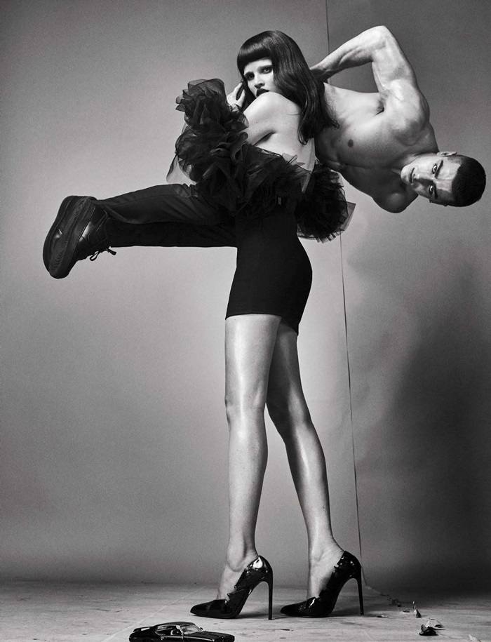 Lara Stone @ Vogue Italia August 2016