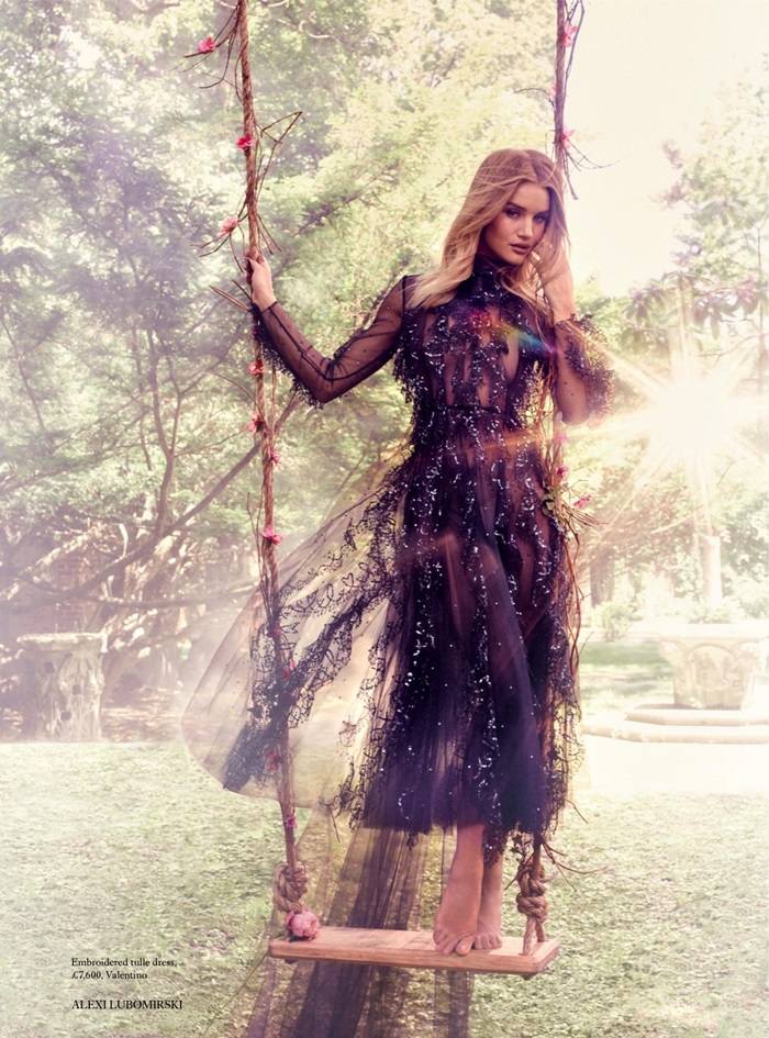 Rosie Huntington-Whiteley @ Harper's Bazaar UK September 2016