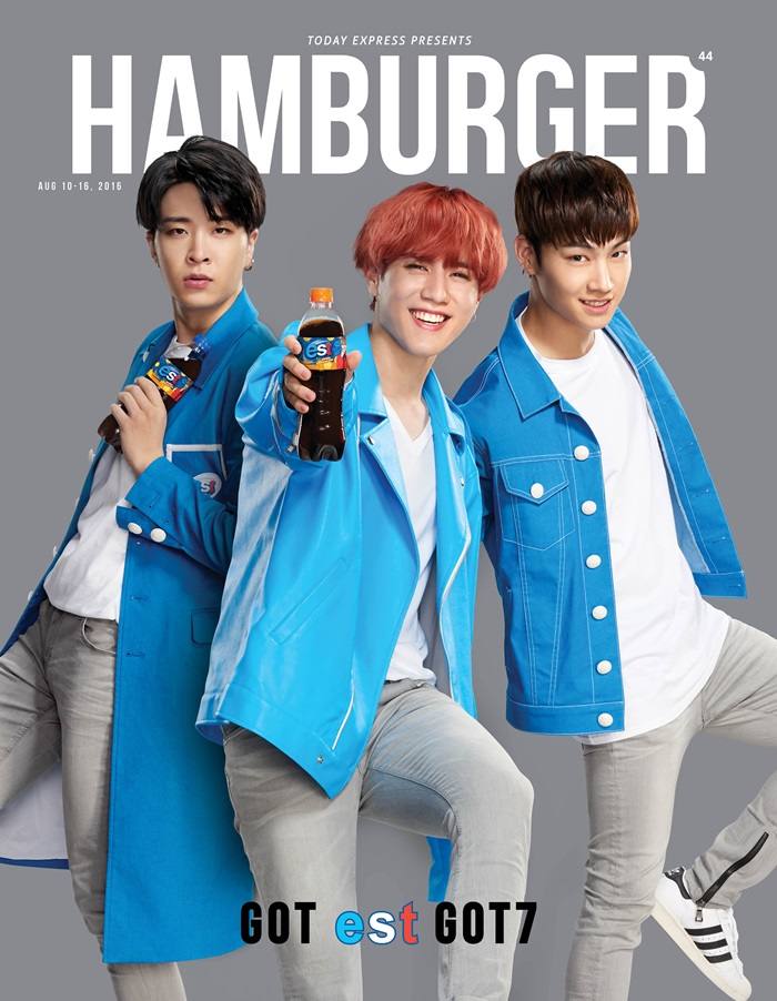 GOT7 ยองแจ ยูคยอม เจบี @ HAMBURGER MAGAZINE no.44 August 2016