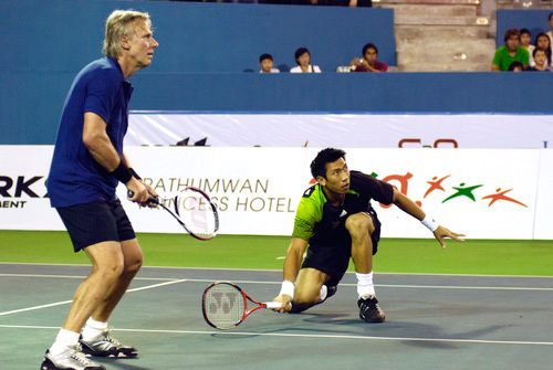 Match exhibition in Bangkok 2008