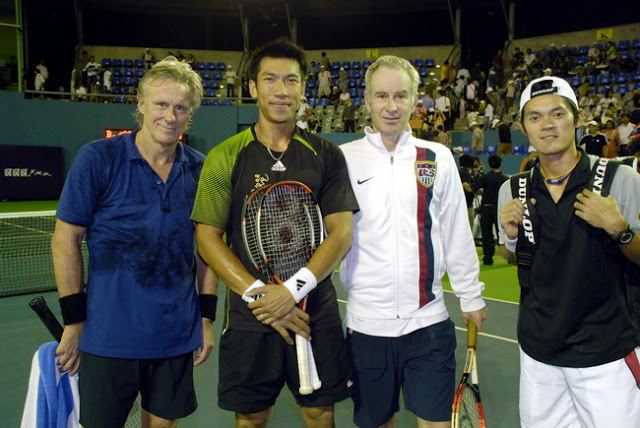 Match exhibition in Bangkok 2008