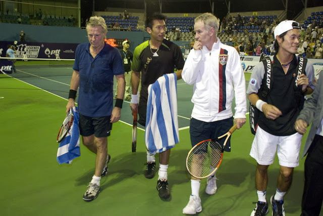 Match exhibition in Bangkok 2008
