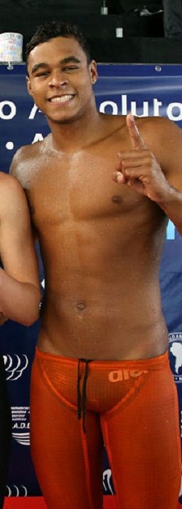 Matheus Santana นักว่ายน้ำทีมชาติบราซิล