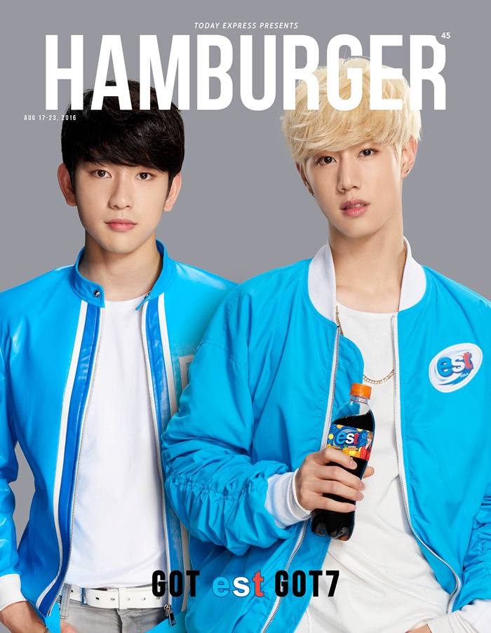 GOT7 มาร์ค & จูเนียร์ @ HAMBURGER MAGAZINE no.45 August 2016