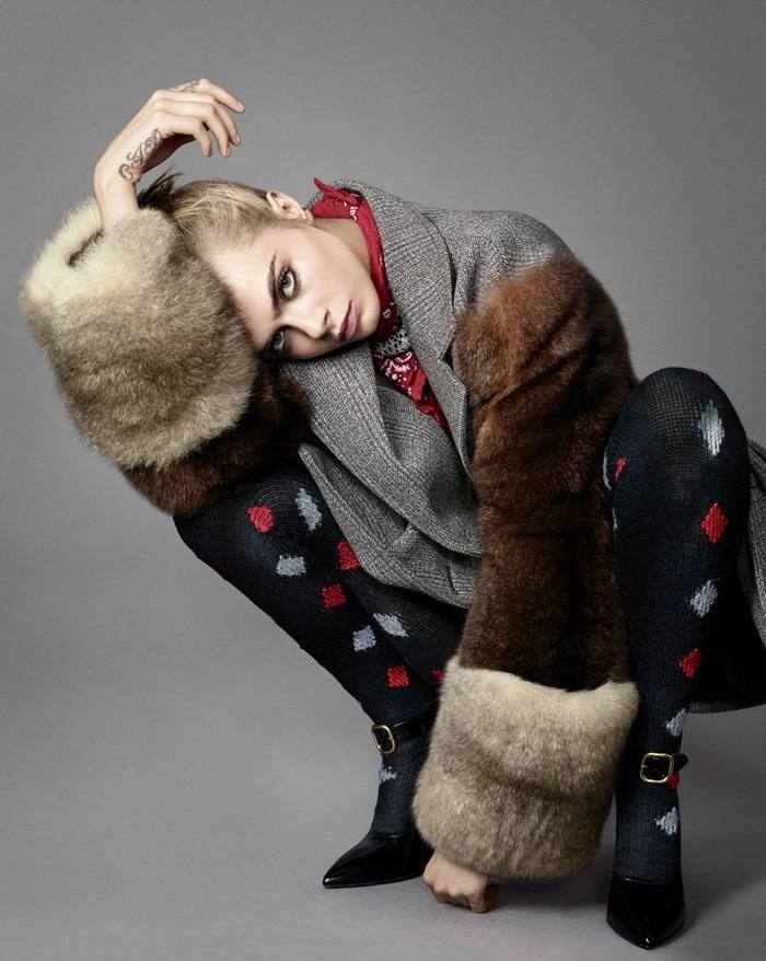 Cara Delevingne @ Elle US September 2016
