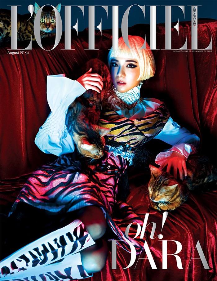 Sandara Park @ L'Officiel Singapore August 2016