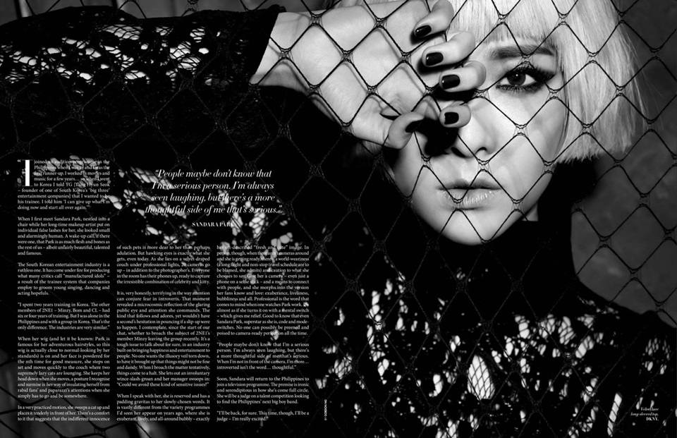 Sandara Park @ L'Officiel Singapore August 2016