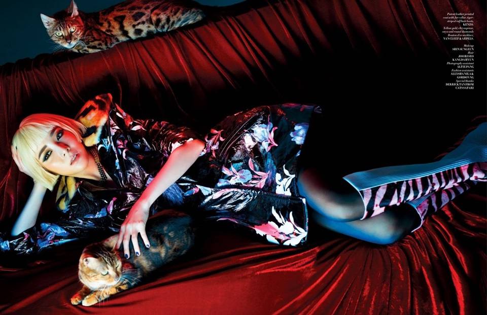 Sandara Park @ L'Officiel Singapore August 2016