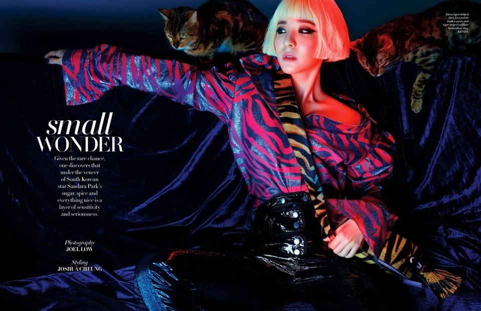 Sandara Park @ L'Officiel Singapore August 2016