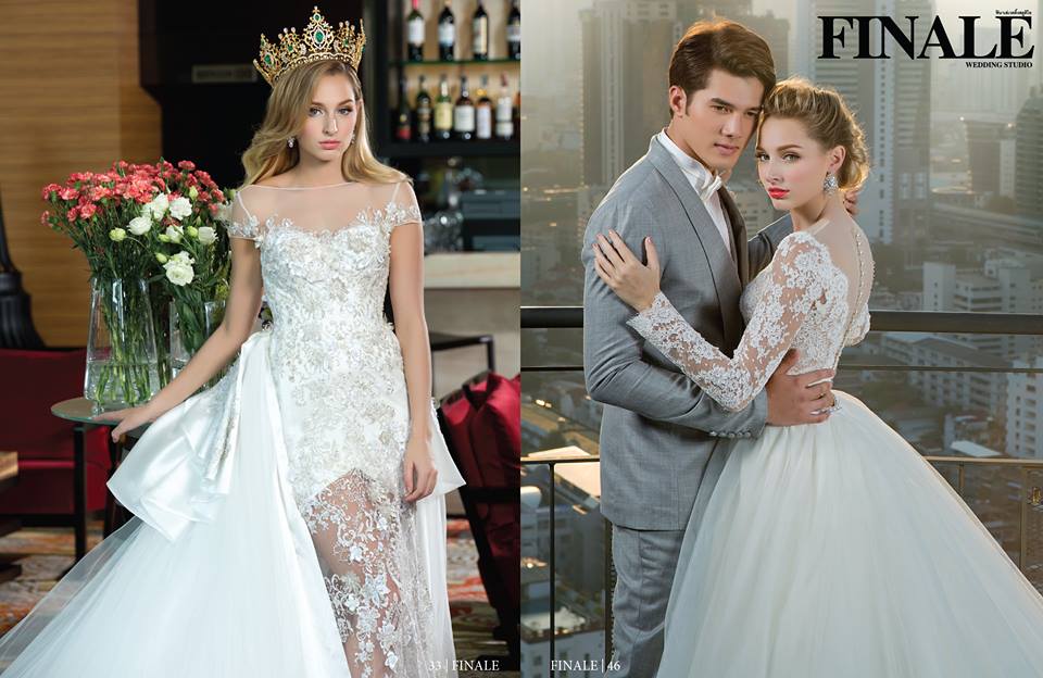 Claire Parker & มิกค์ ทองระย้า @ Finale Wedding Magazine no.13 August 2016