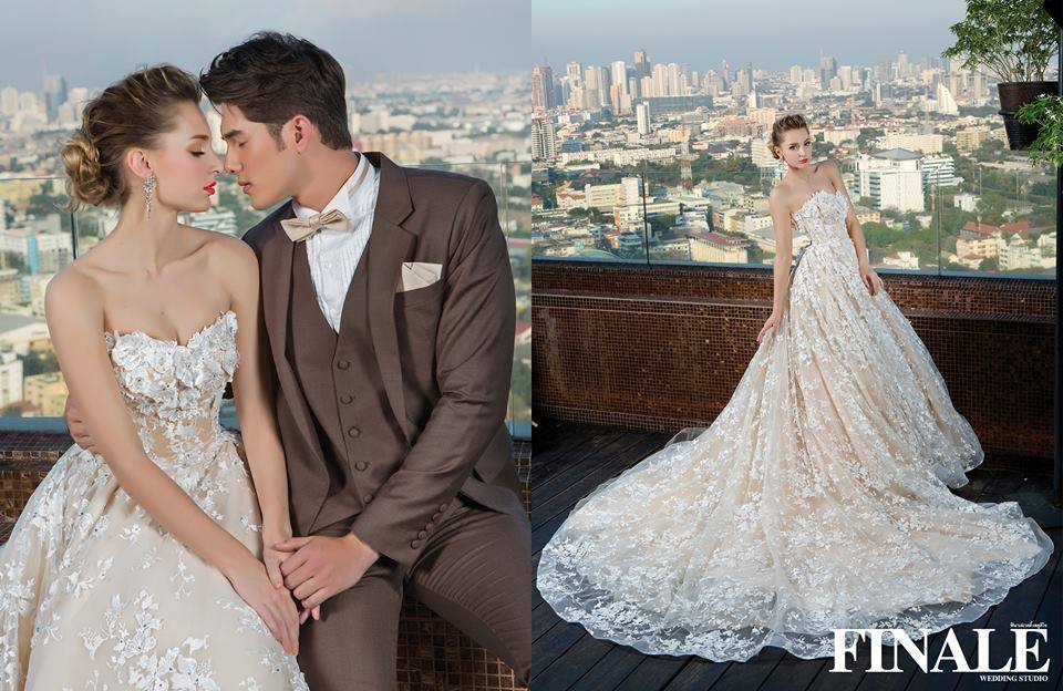 Claire Parker & มิกค์ ทองระย้า @ Finale Wedding Magazine no.13 August 2016