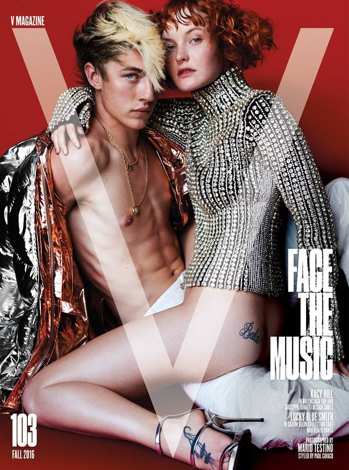 Lucky Blue Smith, Troye Sivan,Taylor Hill & Kacy Hill @ V Magazine #103 Fall 2016