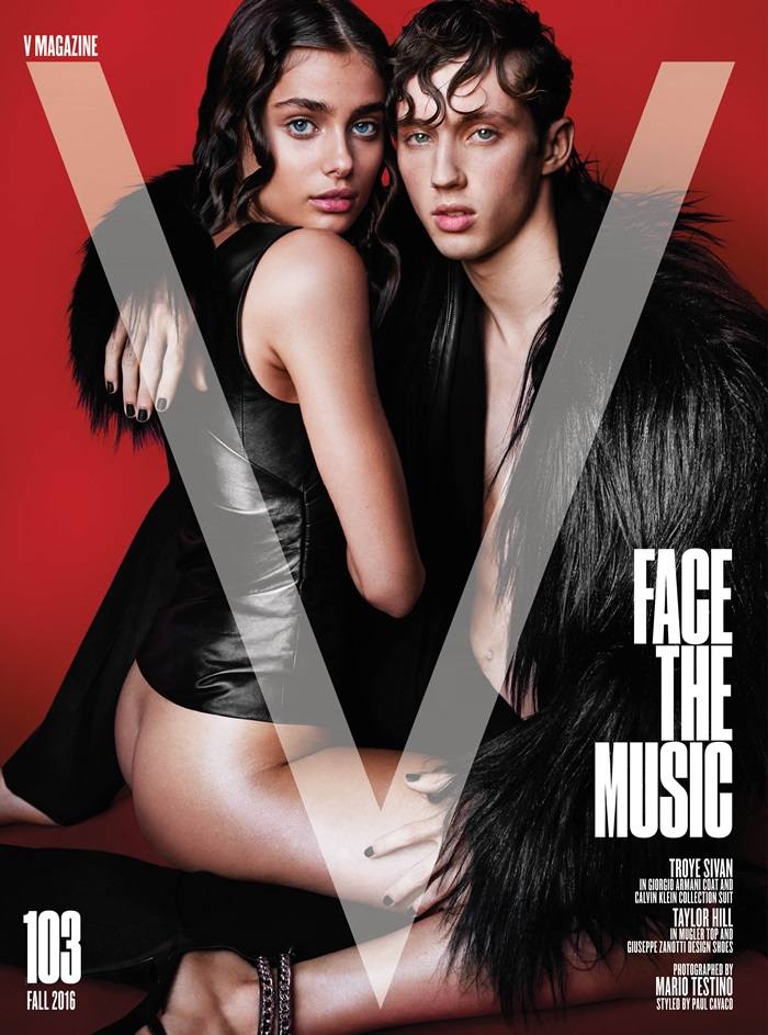 Lucky Blue Smith, Troye Sivan,Taylor Hill & Kacy Hill @ V Magazine #103 Fall 2016
