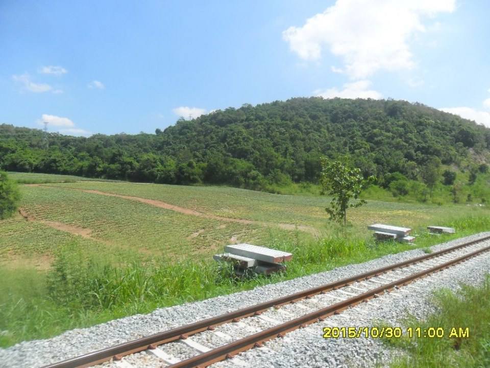 ริมทางรถไฟสายบ้านพลูตาหลวง