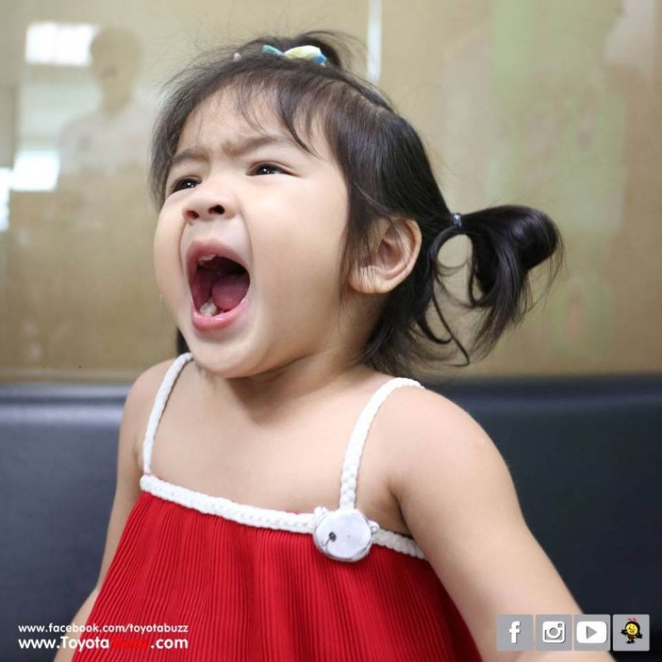 แม่โบว์และน้องมะลิ ที่โตโยต้าบัสส์ สาขาเสรีไทย