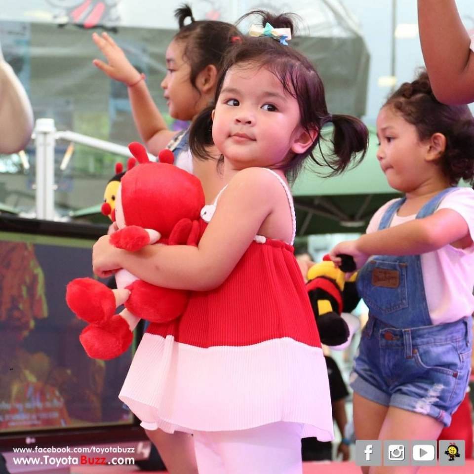 แม่โบว์และน้องมะลิ ที่โตโยต้าบัสส์ สาขาเสรีไทย