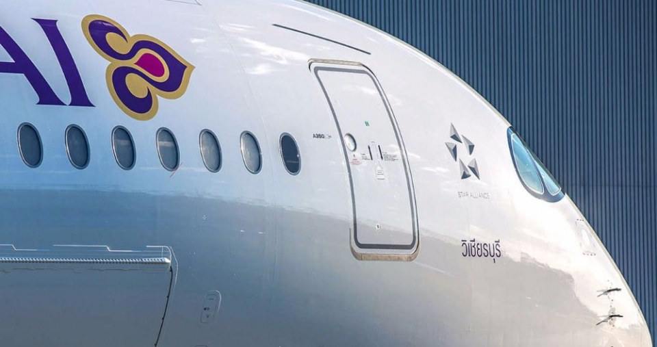 เครื่องบินแอร์บัส เอ 350 XWB ลำแรกของ บริษัท การบินไทย จำกัด (มหาชน)