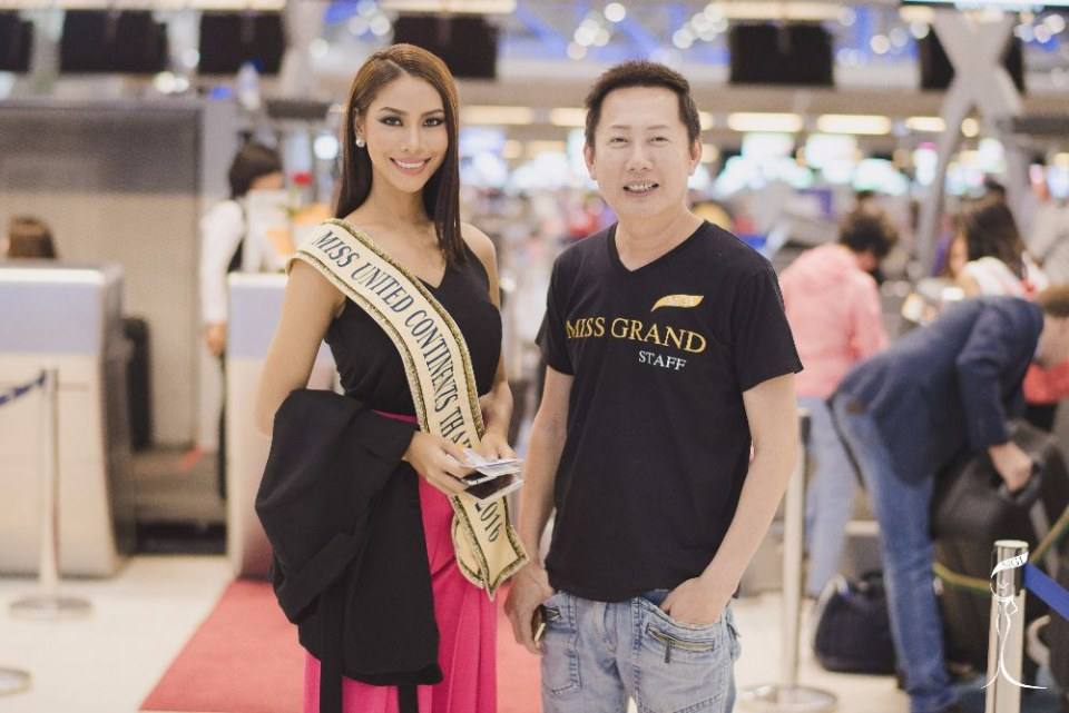 รวมภาพน้องโบว์ เดินทางไปประกวด Miss United Continents 2016