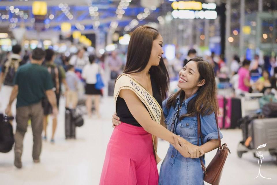 รวมภาพน้องโบว์ เดินทางไปประกวด Miss United Continents 2016