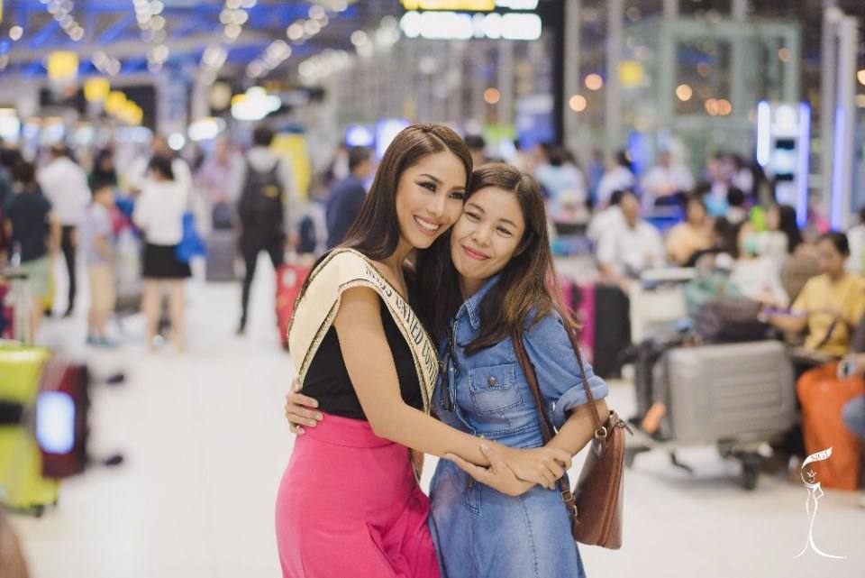 รวมภาพน้องโบว์ เดินทางไปประกวด Miss United Continents 2016