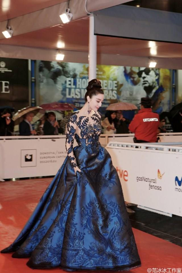 Fan Bingbing ราชินีพรมแดงกลับมาอีกครั้งกับลุคนี้ สวยเจิด นางพญามากๆ@San Sebastian Festival 2016