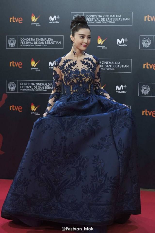 Fan Bingbing ราชินีพรมแดงกลับมาอีกครั้งกับลุคนี้ สวยเจิด นางพญามากๆ@San Sebastian Festival 2016