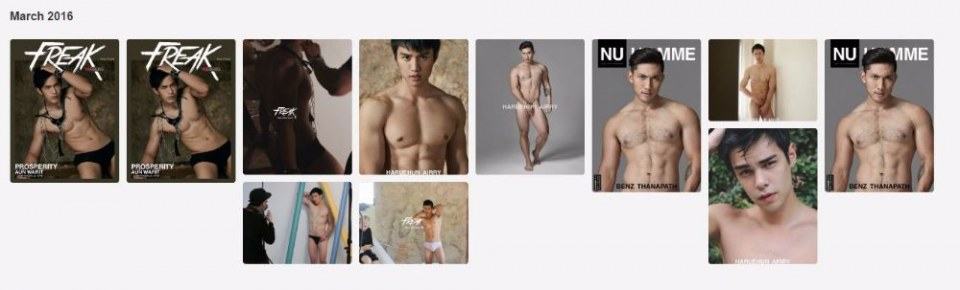 รวมภาพหนุ่มๆบางส่วนของ haruehun 2016 collection ปีนี้