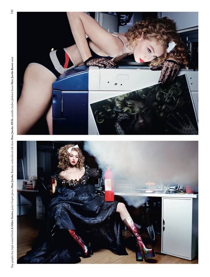 Gigi Hadid @ Dazed & Confused (25th anniversary issue) September 2016