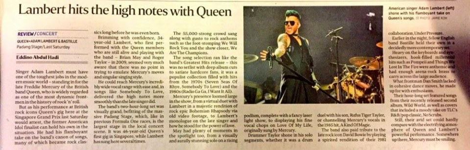 Queen + Adam Lambert เจิดจรัส ณ เอเชีย