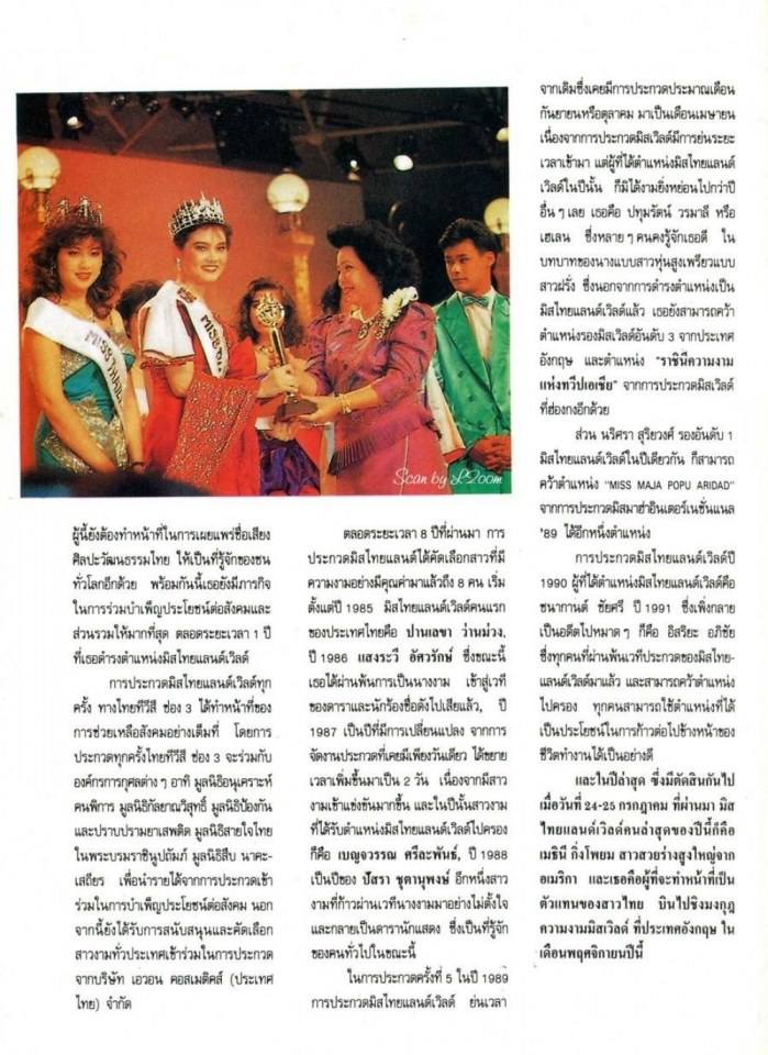 (วันวาน) ลูกเกด-เมทินี Miss Thailand World 1992