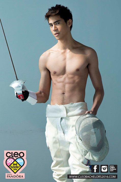&ldquo;พอร์ช สรรเสริญ&rdquo; หนุ่มสุดยอดหุ่นเซ็กซี่ ชอบฟันดาบมาก ! หล่อ ออร่ากระจาย ขวัญใจสาวๆ