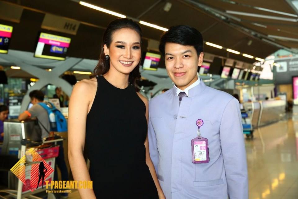 เทียน- อัจฉรี บัวเขียว เดินทางไปร่วมประกวดมิสเอิร์ธ 2016