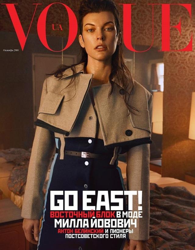 Milla Jovovich @ Vogue Ukraine October 2016