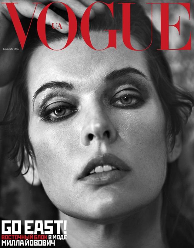 Milla Jovovich @ Vogue Ukraine October 2016
