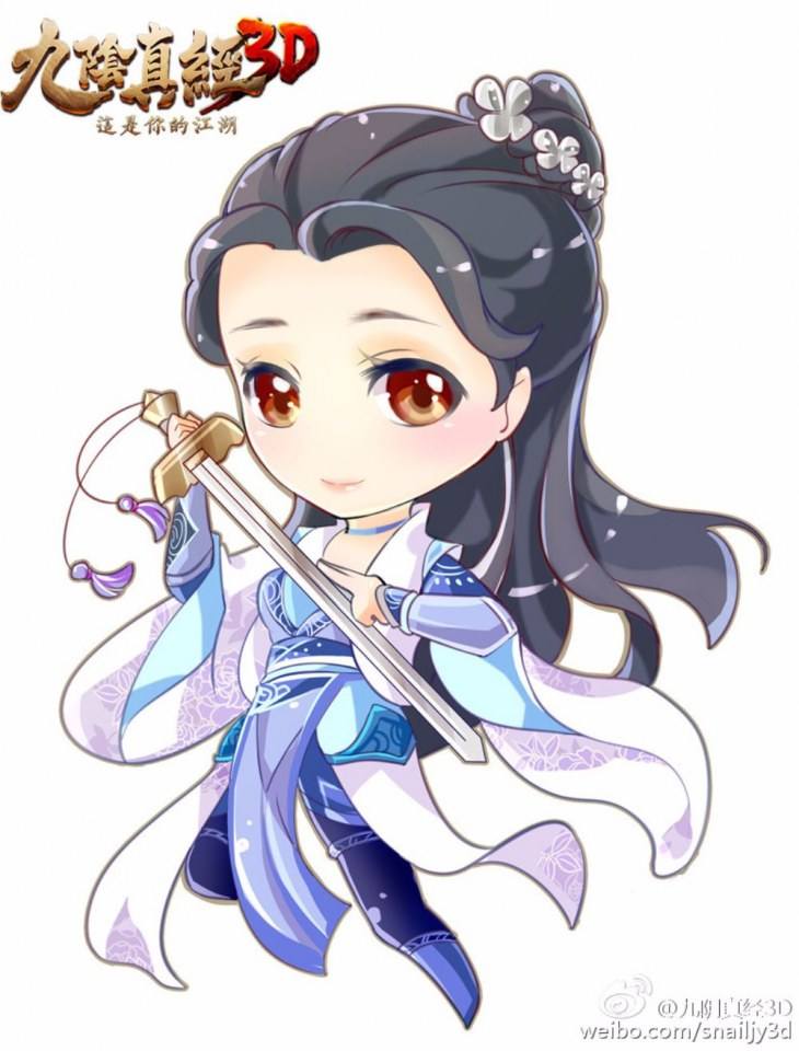 กวนเสี่ยวถง 关晓彤 cosplay 九阴真经3D