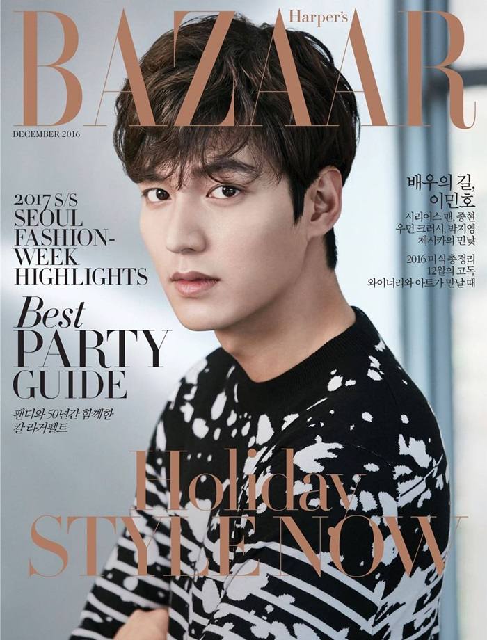 Lee Min Ho @ Harper's Bazaar Korea December 2016