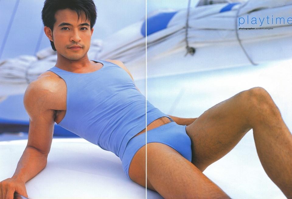 (วันวาน) โม้นา ราโมน่า & แอนดี้ วัชระ @ Hi! Magazine vol.1 no.8 April 2003