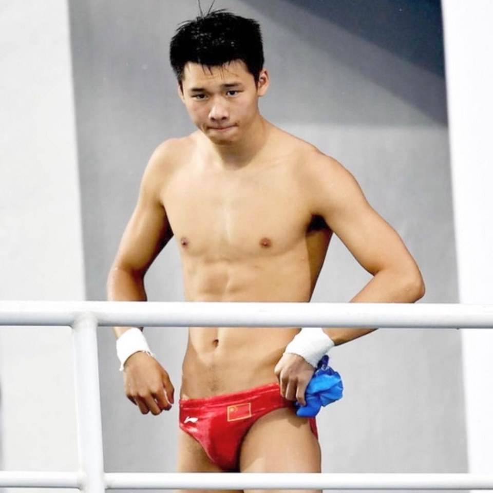Chen Aisen นักกระโดดน้ำรูปร่างดี sexy สมส่วน