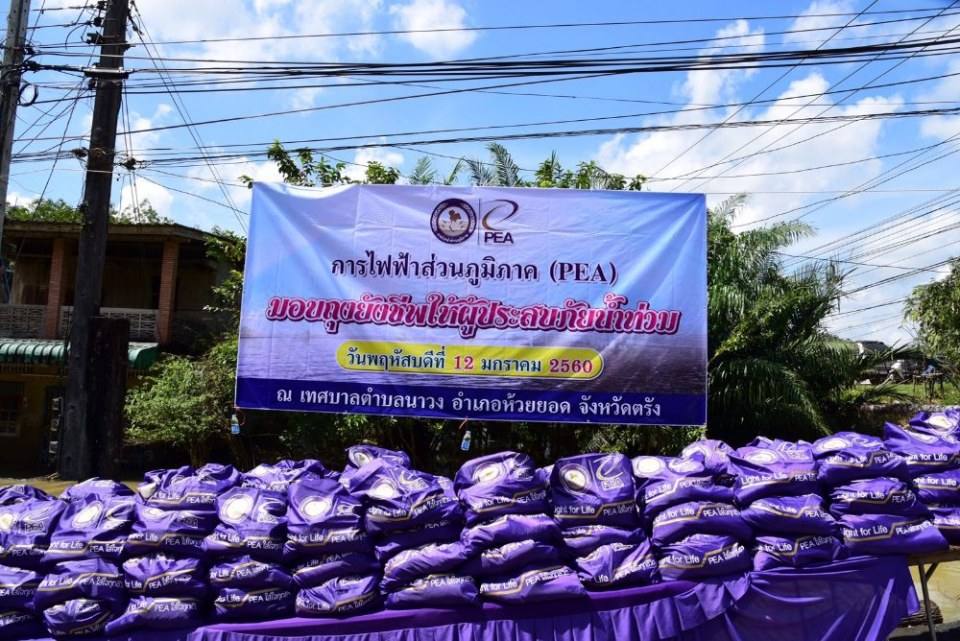 การไฟฟ้าส่วนภูมิภาค เร่งฟื้นฟูระบบจ่ายไฟให้กับประชาชนในพื้นที่ประสบอุทกภัยภาคใต้