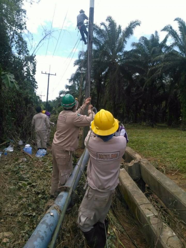 การไฟฟ้าส่วนภูมิภาค เร่งฟื้นฟูระบบจ่ายไฟให้กับประชาชนในพื้นที่ประสบอุทกภัยภาคใต้