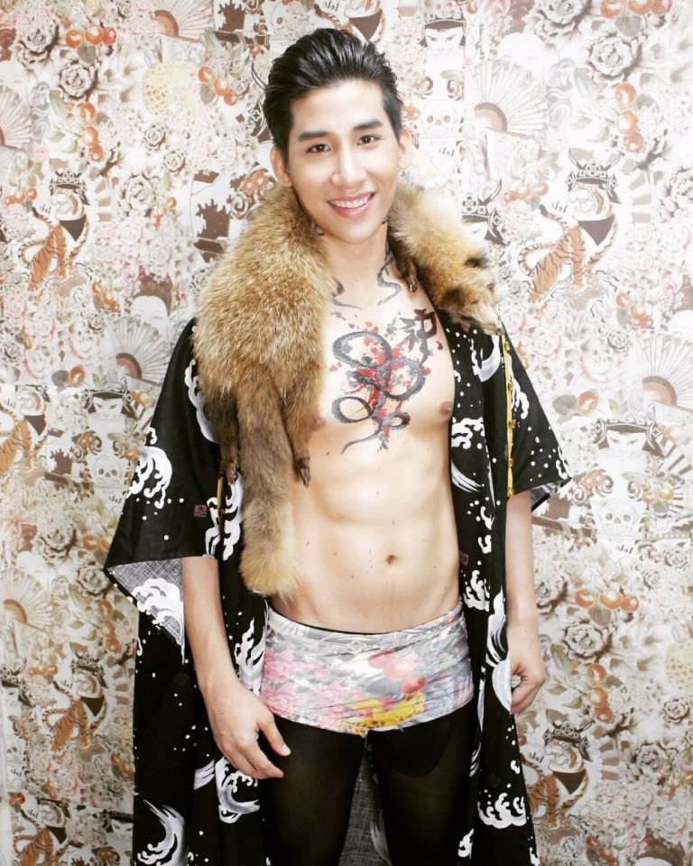น้องป๊อป นายแบบในงาน Impulse Bangkok & Attitude present Sailor Pool Party