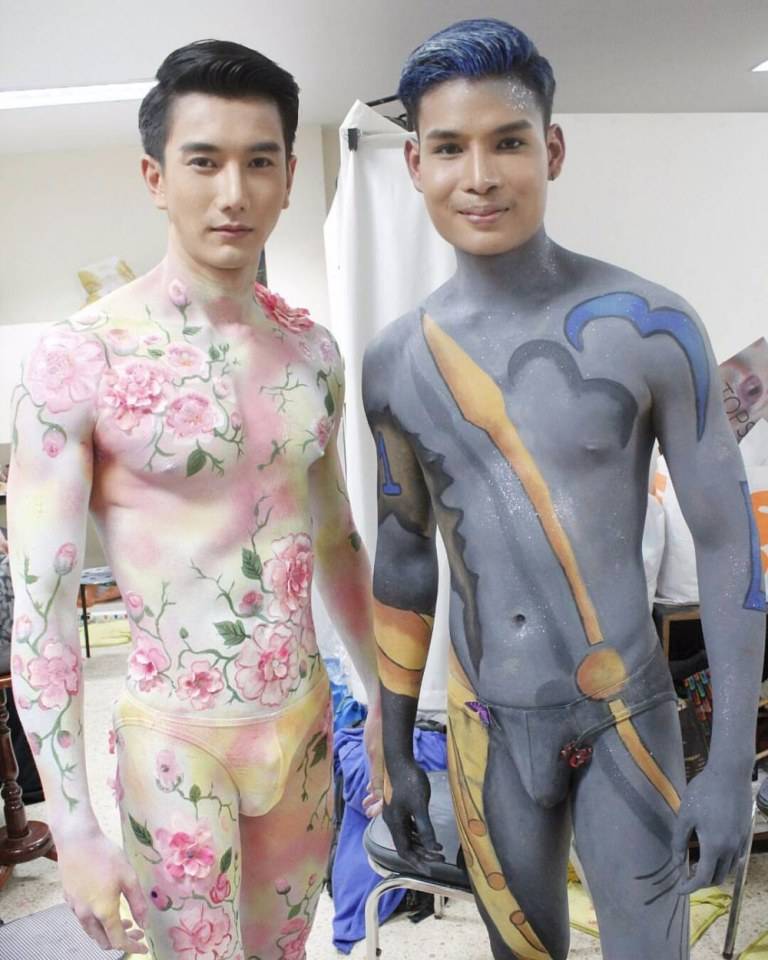 น้องป๊อป นายแบบในงาน Impulse Bangkok & Attitude present Sailor Pool Party