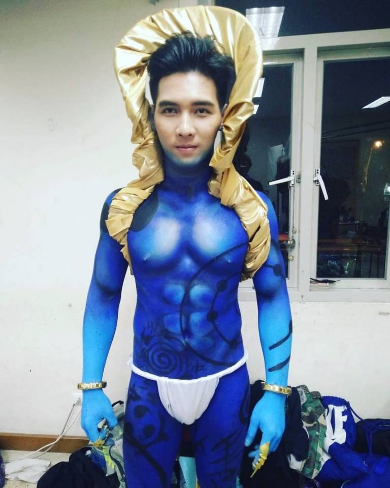 น้องป๊อป นายแบบในงาน Impulse Bangkok & Attitude present Sailor Pool Party