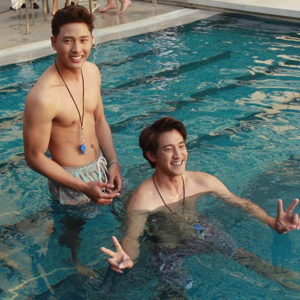 น้องป๊อป นายแบบในงาน Impulse Bangkok & Attitude present Sailor Pool Party