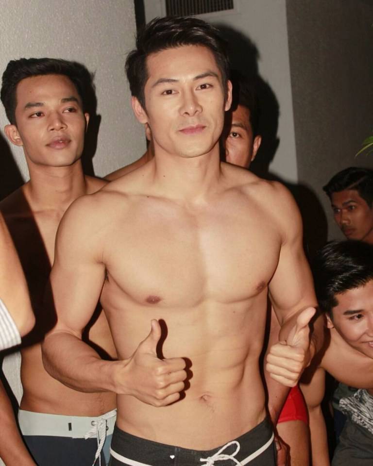 น้องป๊อป นายแบบในงาน Impulse Bangkok & Attitude present Sailor Pool Party